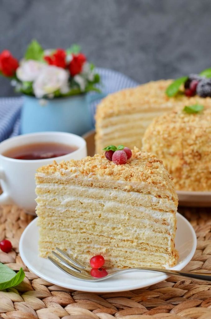 Russian Honey Cake (Medovik)