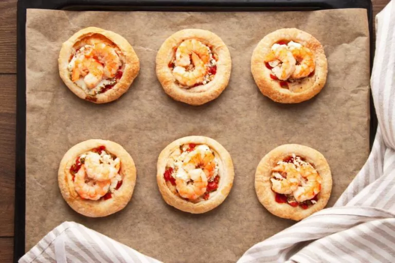 Step 6 - Shrimp and Goat Cheese Tarts