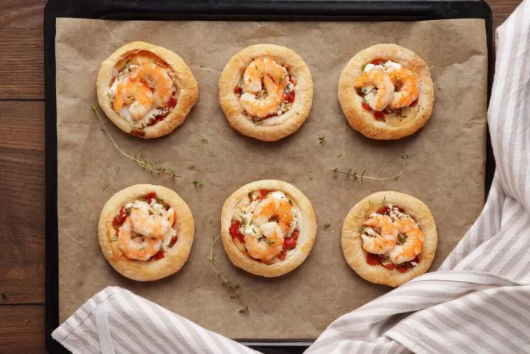 Step 7 - Shrimp and Goat Cheese Tarts