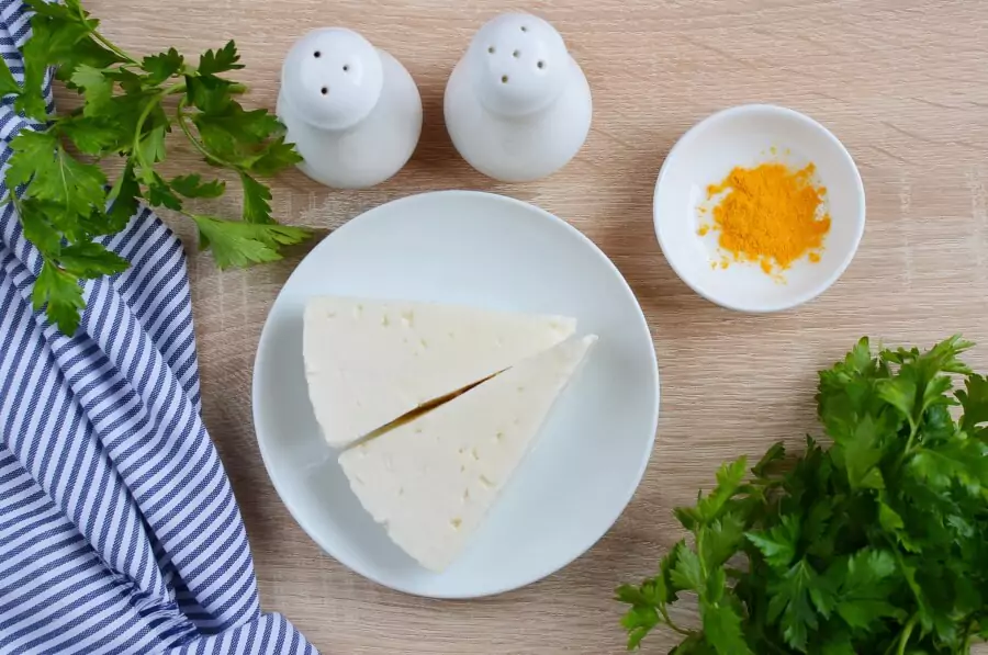Ingredients for Simple Vegan Scrambled Eggs