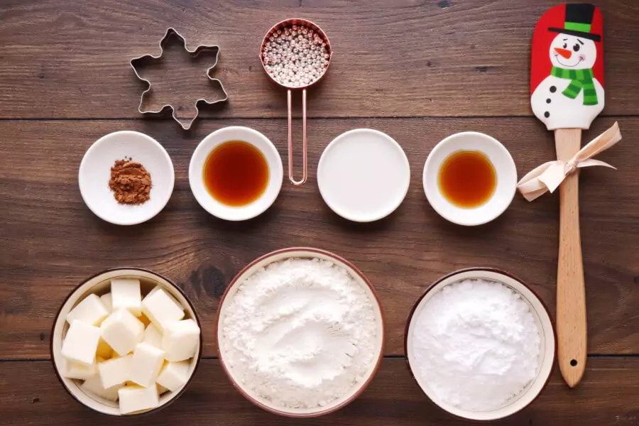 Ingredients for Star Anise Cookies