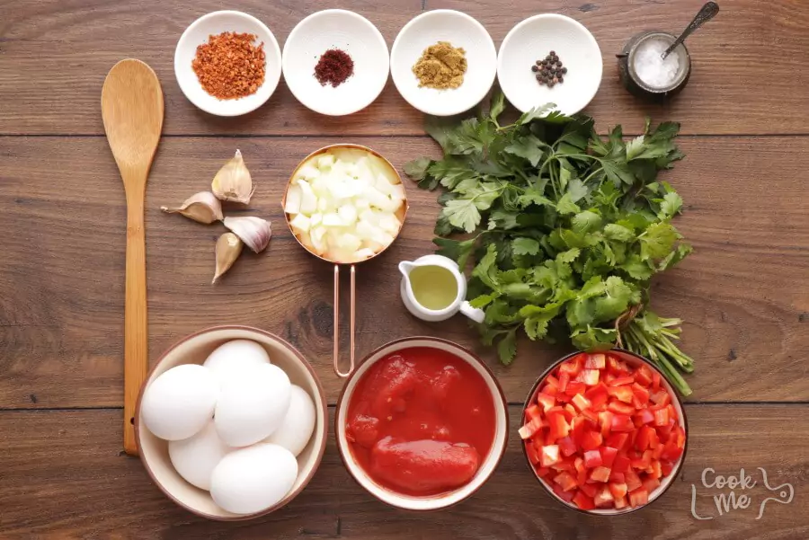 Ingredients for The Best Shakshuka