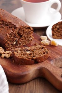 Vegan Gingerbread Cake with Triple Ginger