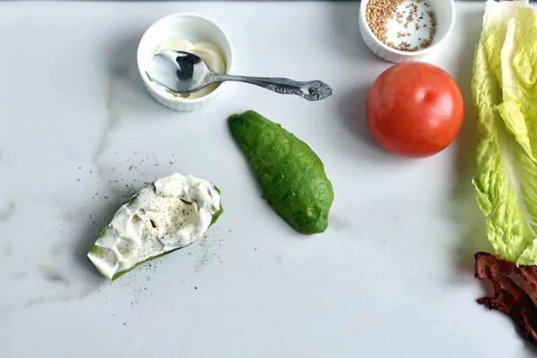 Step 1 - Avocado Bun BLT