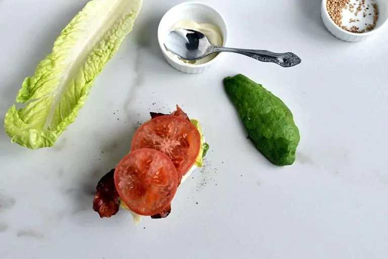 Step 2 - Avocado Bun BLT
