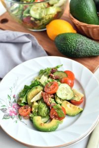 Bacon, Lettuce, Tomato and Avocado Salad