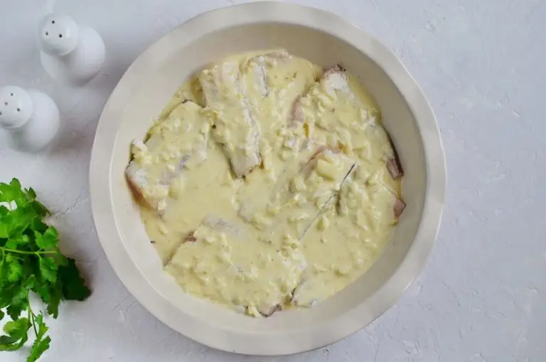 Step 4 - Baked Fish with Lemon Cream Sauce