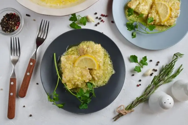 Step 6 - Baked Fish with Lemon Cream Sauce
