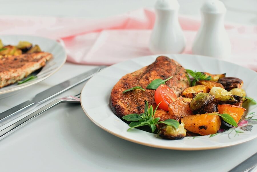 Blackened Chicken Sheet Pan Dinner