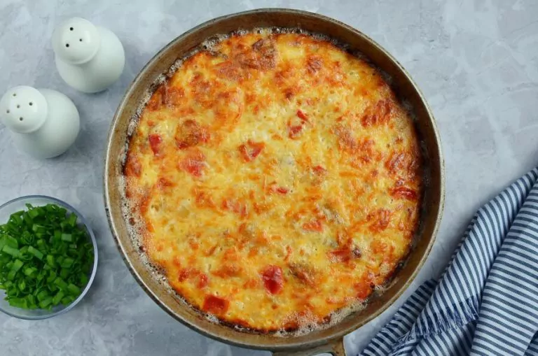 Step 8 - Breakfast Casserole with Bacon and Hash Browns