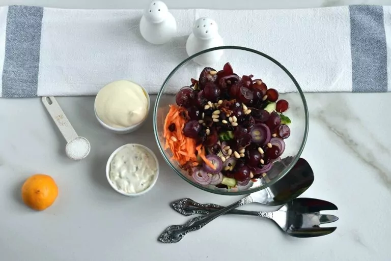 Step 3 - Broccoli Grape Salad