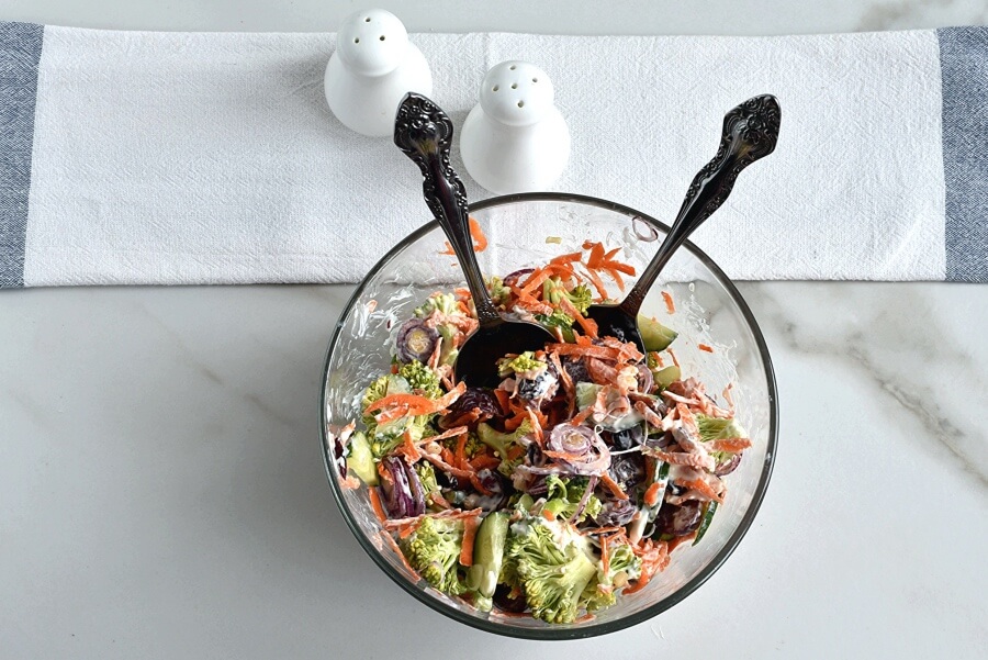 How to serve Broccoli Grape Salad