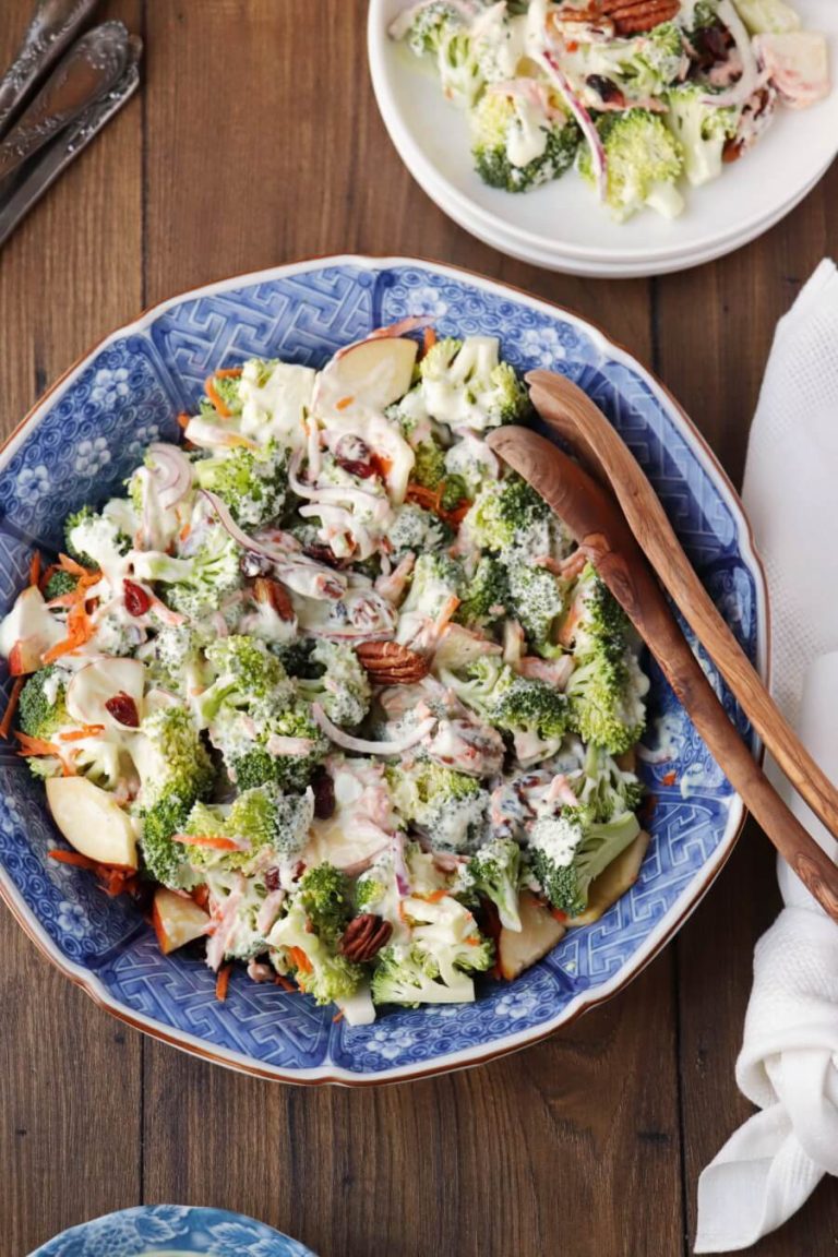 Broccoli Salad With Creamy Lemon Dressing Recipe Cook Me Recipes