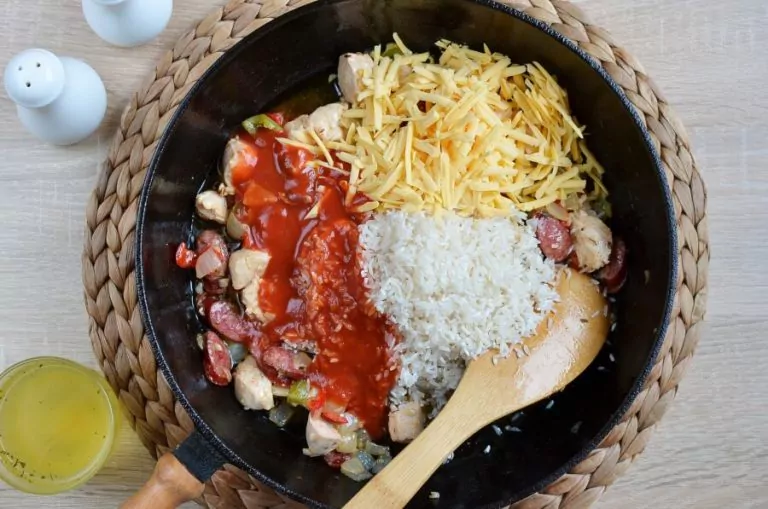Step 6 - Cajun Rice Bake