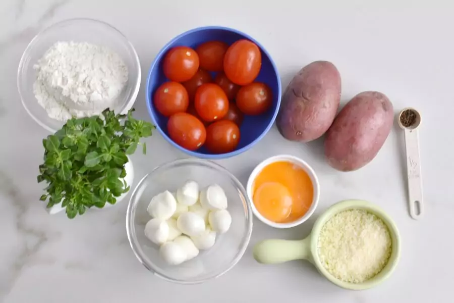 Ingredients for Caprese Gnocchi