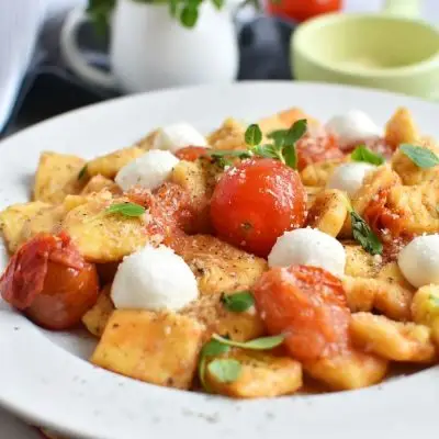 Caprese Gnocchi Recipe-Homemade Caprese Gnocchi -Delicious Caprese Gnocchi