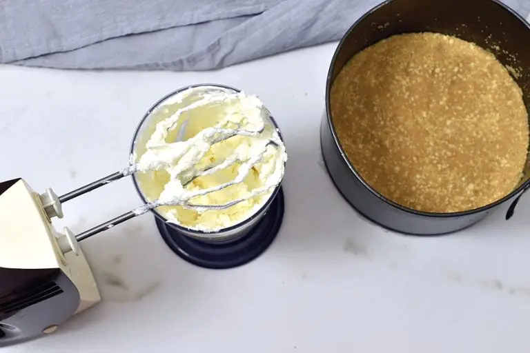 Step 7 - Caramel Mountain Top Cheesecake