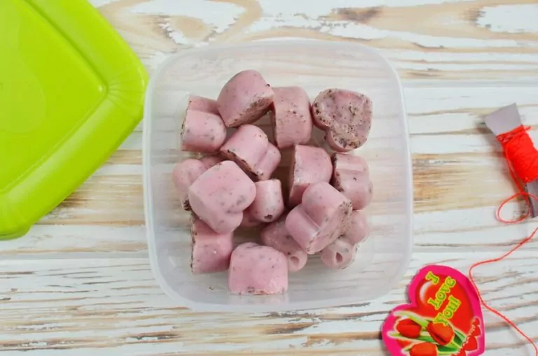 Step 6 - Chocolate-Covered Strawberry Frozen Greek Yogurt Bites