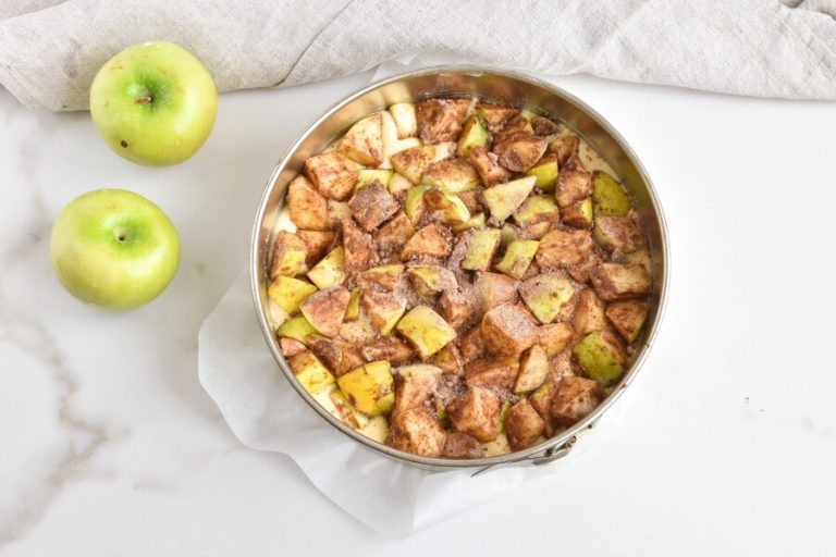 Step 8 - Cinnamon Swirl Topped Apple Cake