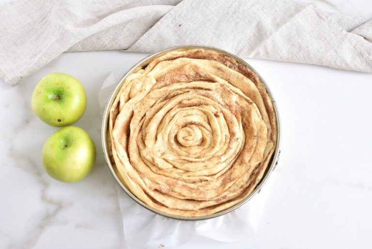 Step 9 - Cinnamon Swirl Topped Apple Cake
