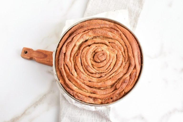 Step 10 - Cinnamon Swirl Topped Apple Cake