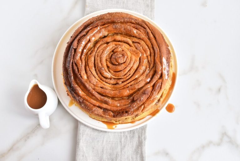 Step 11 - Cinnamon Swirl Topped Apple Cake