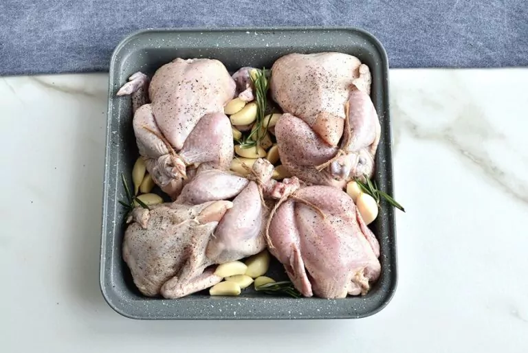 Step 3 - Cornish Game Hens with Garlic and Rosemary