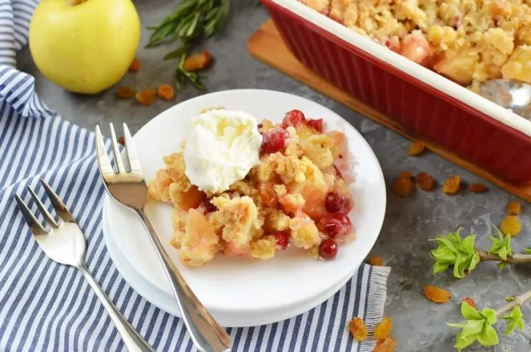 Step 7 - Cranberry Apple Raisin Crisp