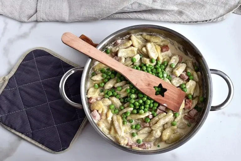 Step 6 - Creamy Baked Gnocchi with Ham and Peas