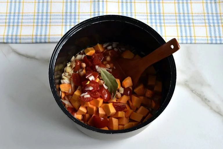 Step 2 - Crockpot Curried Sweet Potato Chili
