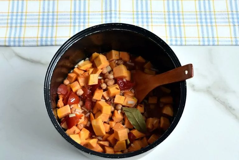 Step 3 - Crockpot Curried Sweet Potato Chili