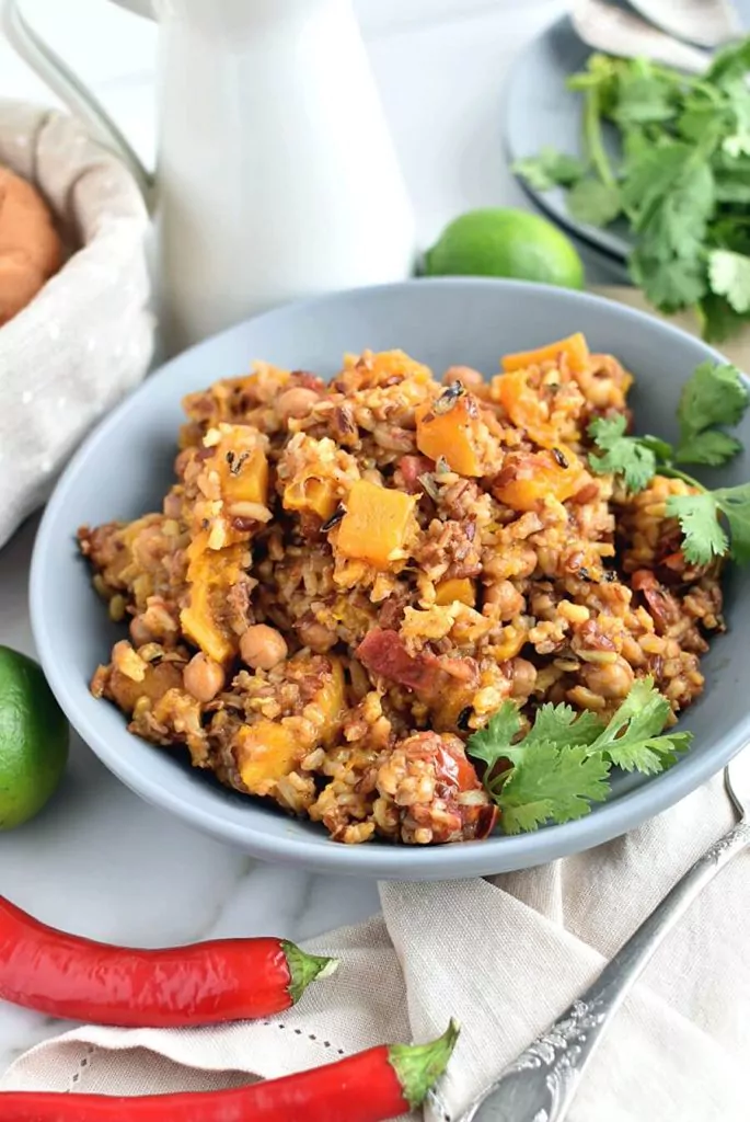 Crockpot Curried Sweet Potato Chili