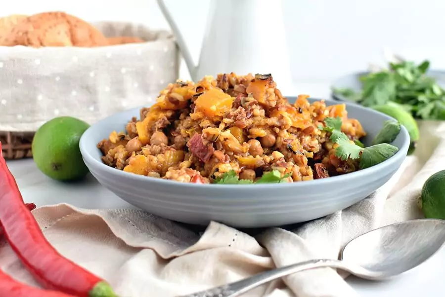 Crockpot Curried Sweet Potato Chili