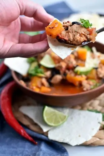 Crockpot Southwest Turkey Chili