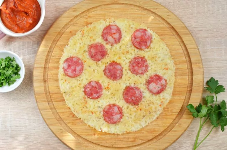 Step 4 - Crustless Pepperoni Pizza Keto