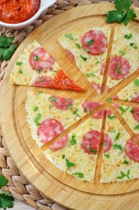 Crustless Pepperoni Pizza Keto