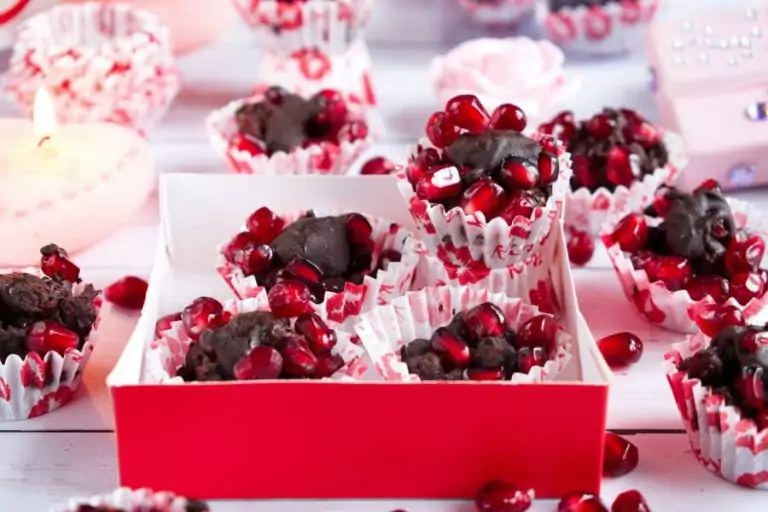Step 5 - Dark Chocolate Walnut Pomegranate Clusters