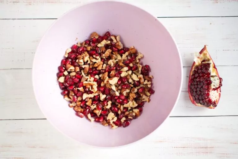 Step 2 - Dark Chocolate Walnut Pomegranate Clusters