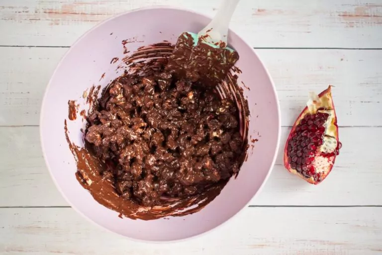 Step 2 - Dark Chocolate Walnut Pomegranate Clusters