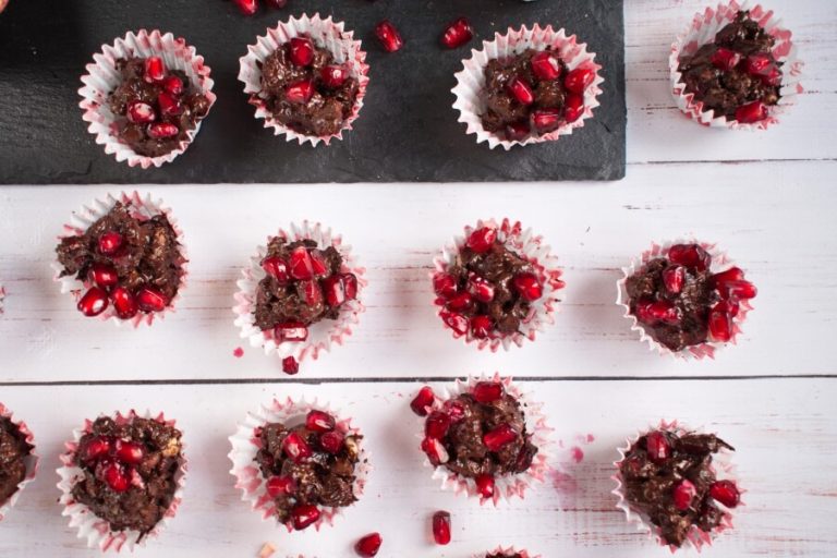 Step 3 - Dark Chocolate Walnut Pomegranate Clusters
