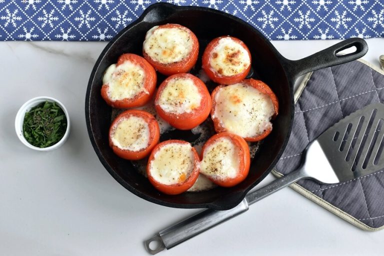 Step 5 - Low Carb Eggs Baked in Tomatoes