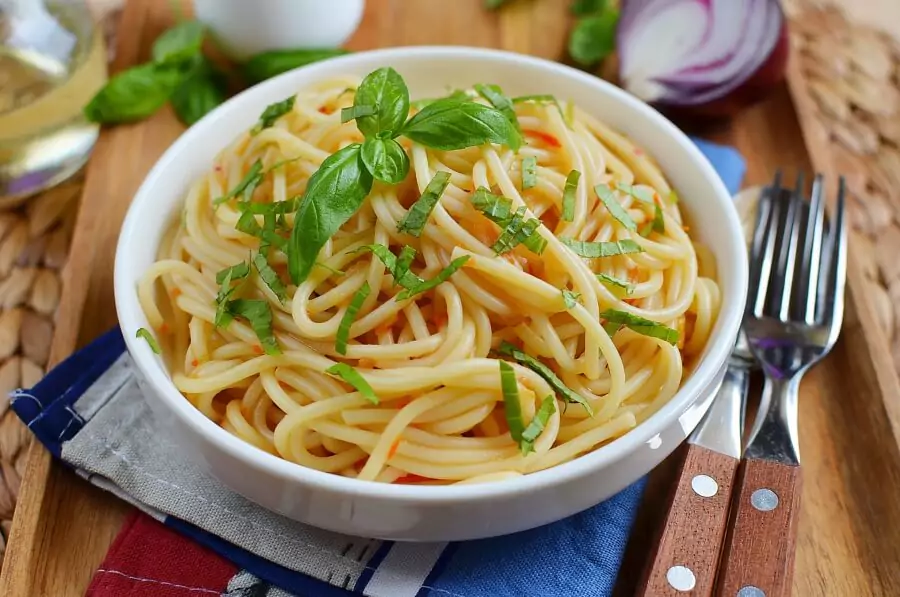 Gazpacho Sauce Spaghetti