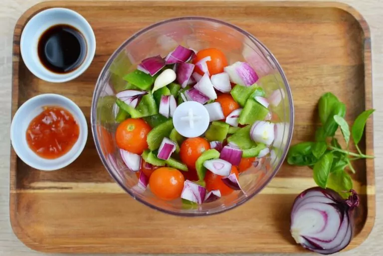 Step 2 - Gazpacho Sauce Spaghetti