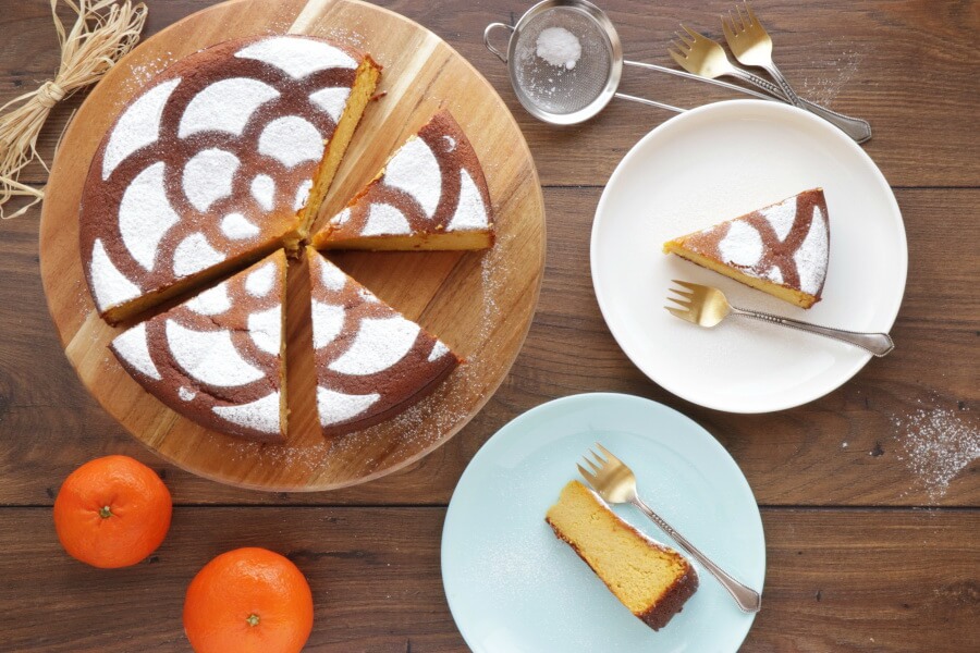 How to serve Gluten Free Tangerine Cake