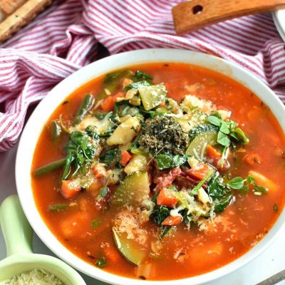 Gnocchi Vegetable Soup with Pesto and Parmesan Recipe-Homemade Gnocchi Vegetable Soup with Pesto and Parmesan -Delicious Gnocchi Vegetable Soup with Pesto and Parmesan