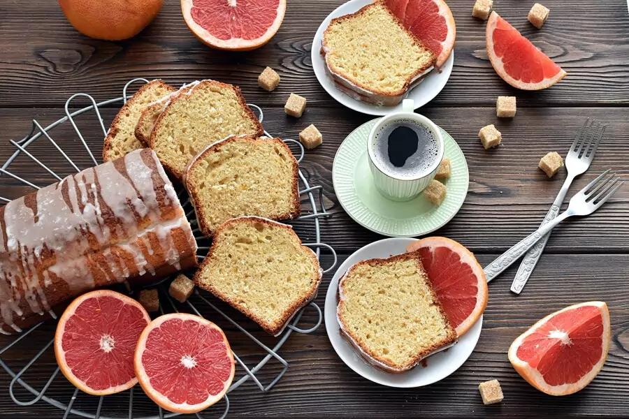 Grapefruit Greek Yogurt Cake