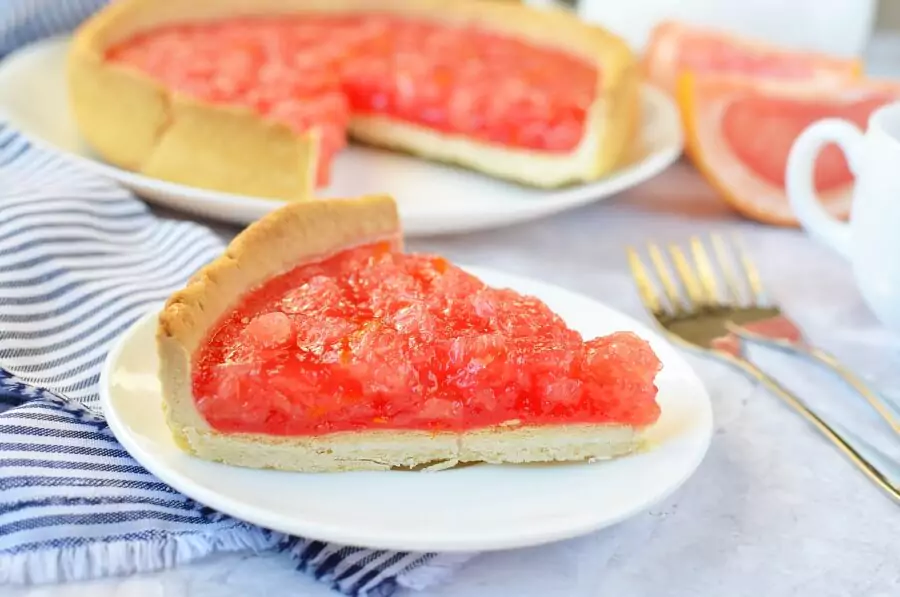 Grapefruit Pie Recipe-How To Make Grapefruit Pie-Delicious Grapefruit Pie