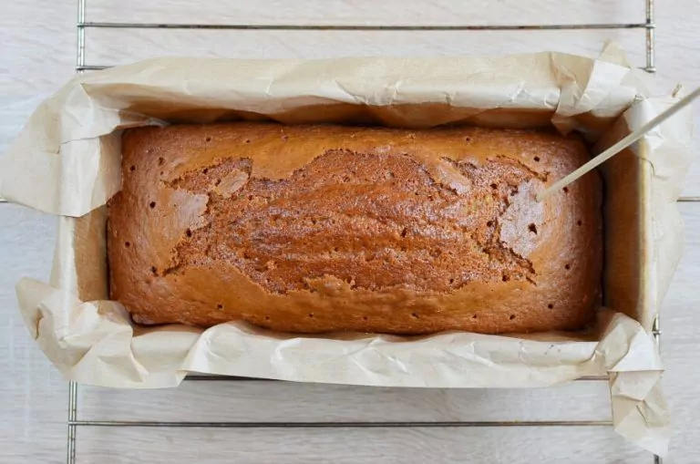 Step 8 - Grapefruit–Poppy Seed Loaf Cake with Yogurt Glaze