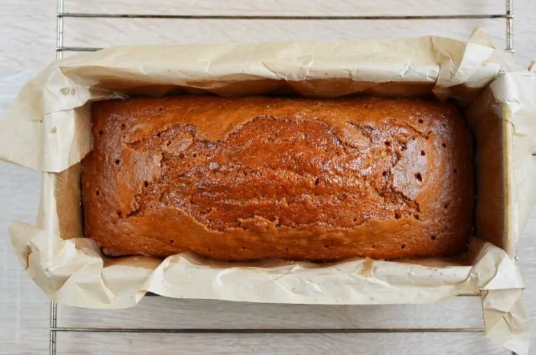 Step 8 - Grapefruit–Poppy Seed Loaf Cake with Yogurt Glaze