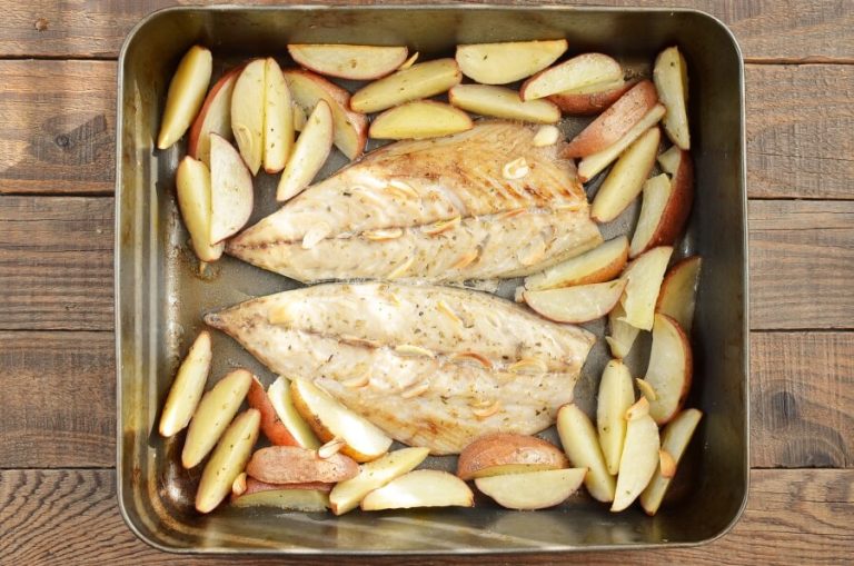 Step 9 - Greek Baked Bonito With Herbs & Potatoes